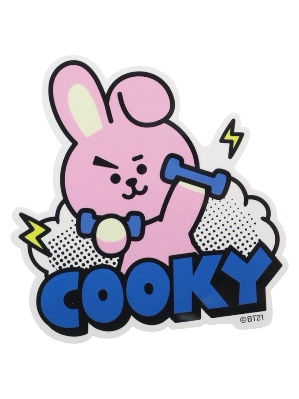BT21 LINE FRIENDS BIG STICKER COOKY - BRAND NEW, SEALED